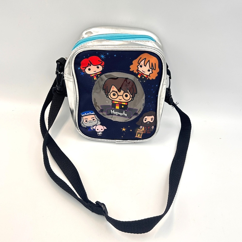 Bioworld Harry Potter Chibi Crossbody Youth Bag Silver Small Wizarding World